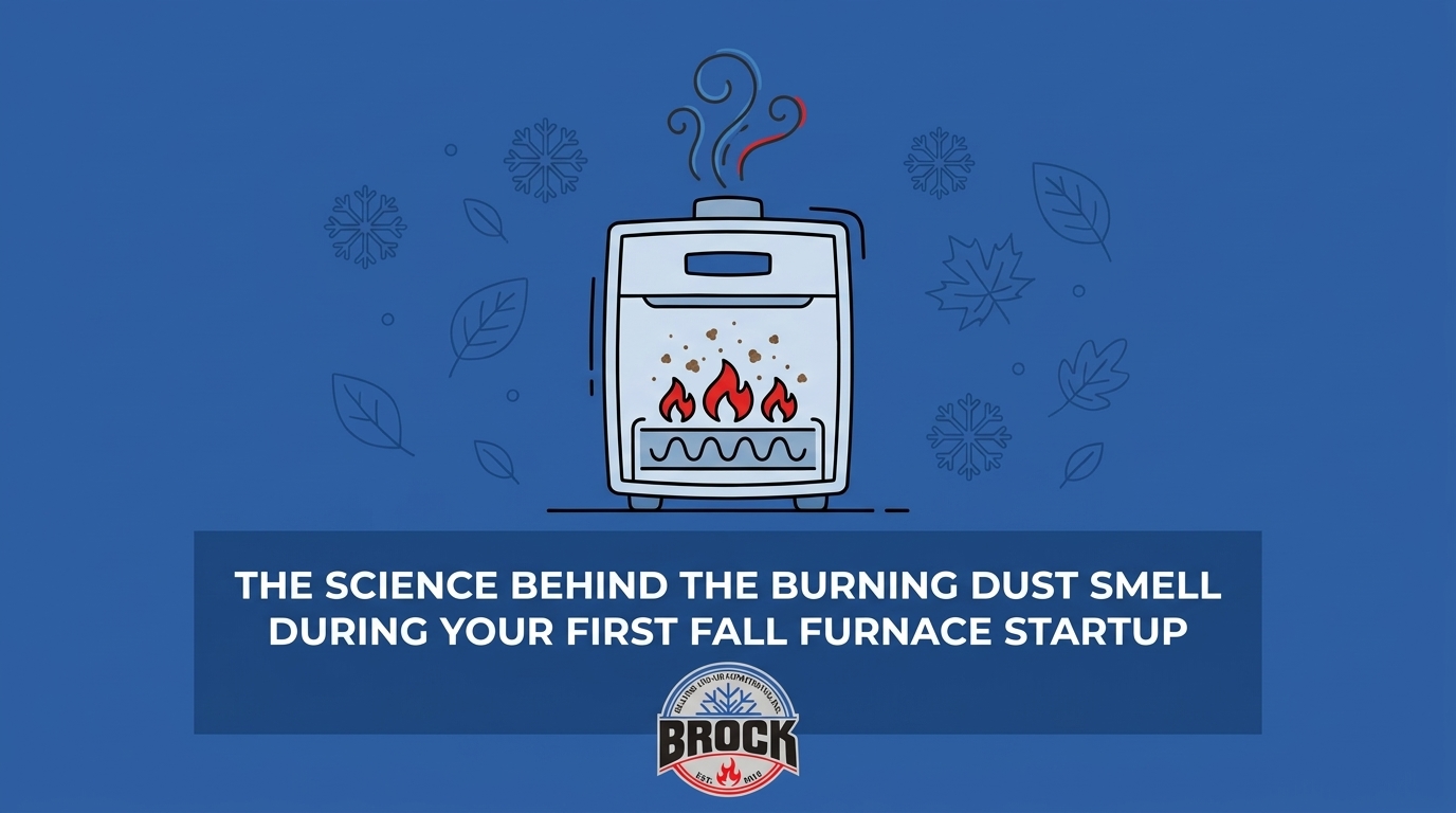 HVAC Blog 1 The Science Behind the Burning Dust Smell During Your First Fall Furnace Startup — featured image